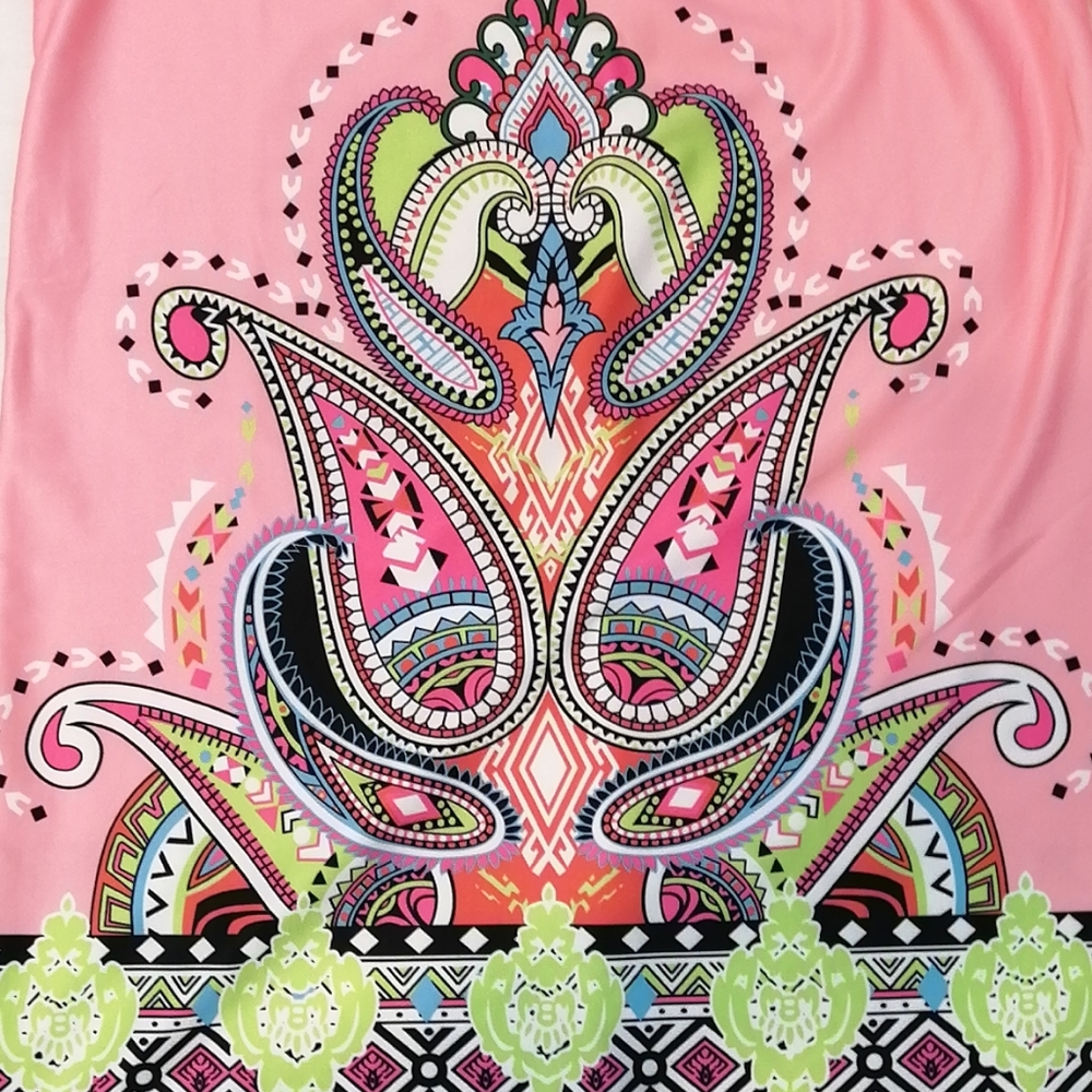 Yucan Off Shoulder Beach Pink Dress Balloon Slee… - Picture 9 of 13